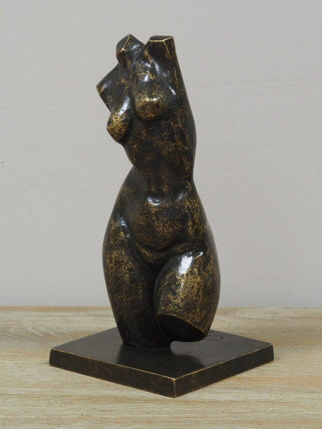 Bronzen beeld Kleine vrouwen torso 27x14x14cm - Doika - Bronzen beeld - Doika - 5410807035528 - AN3552BR-BI