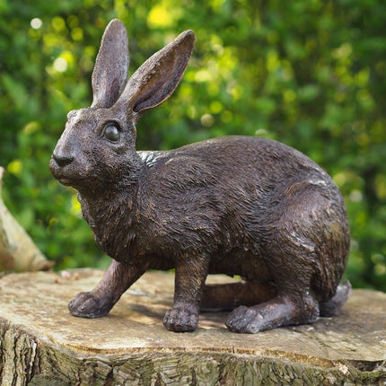 Bronzen beeld Konijn 28x16x34cm - Doika - Bronzen beeld - Doika - 5410807982402 - AN9824BR-B