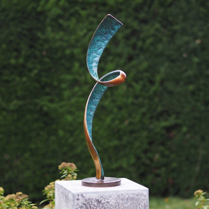 Bronzen beeld Modern sculptuur 'HELIX' 56x13x13cm - Doika - Bronzen beeld - Doika - 5410807015469 - AN1546BR-HP
