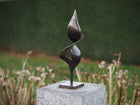 Bronzen beeld Moderne sculptuur 38x13x13cm - Doika - Bronzen beeld - Doika - 5410807029336 - AN2933BR-BI