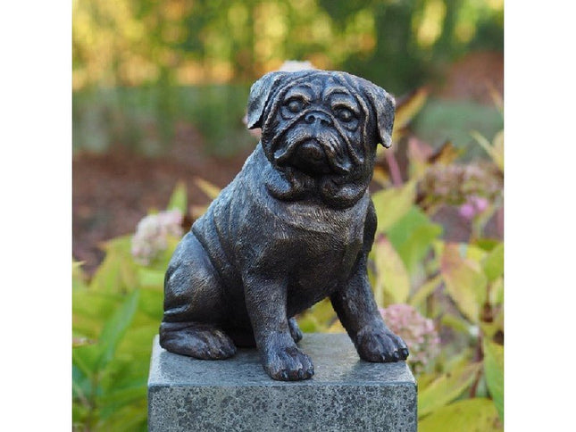 Bronzen beeld Mopshond 29x18x27cm - Doika - Bronzen beeld - Doika - 5410807111734 - AN1173BRW-B