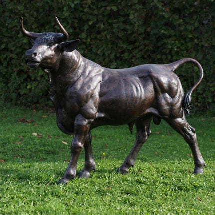 Bronzen beeld Stier 160x65x190cm 115kg - Doika - Bronzen beeld - Doika - 5410807610640 - PB61064
