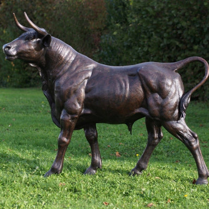 Bronzen beeld Stier 160x65x190cm 115kg - Doika - Bronzen beeld - Doika - 5410807610640 - PB61064