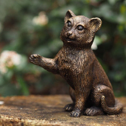 Bronzen beeld Zittende poes 11x7x12cm - Doika - Bronzen beeld - Doika - 5410807022726 - AN2272BR-B