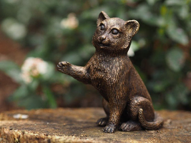 Bronzen beeld Zittende poes 11x7x12cm - Doika - Bronzen beeld - Doika - 5410807022726 - AN2272BR-B