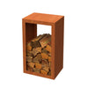 Cortenstalen houtopslag zonder achterwand 50x30x85 cm - Doika - Houtopslag - Geroba -  - EguraC11