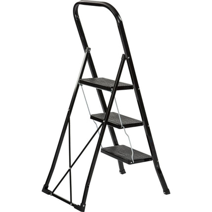 Escalo Trapladder Color Step 3TR. +Beugel Zwart - Doika - Ladders en Stellingen - Practo Home - 5414045004827 - L423HN