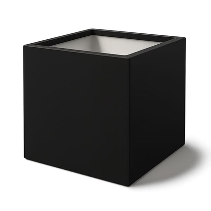 GARDRA Polyester plantenbak 100x100x80 cm - Gitzwart (RAL 9005) - Doika - Plantenbak - GARDRA -  - DOIKA-AP-06.1-RAL-9005
