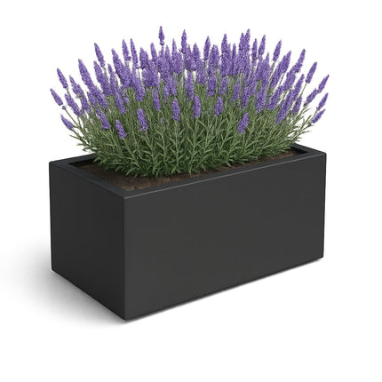 GARDRA Polyester plantenbak 100x50x50 cm - Gitzwart (RAL 9005) - Doika - Plantenbak - GARDRA -  - DOIKA-BP-07-RAL-9005