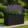 GARDRA Polyester plantenbak 100x50x50 cm - Gitzwart (RAL 9005) - Doika - Plantenbak - GARDRA -  - DOIKA-BP-07-RAL-9005