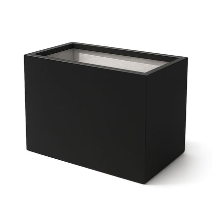 GARDRA Polyester plantenbak 100x75x80 cm - Gitzwart (RAL 9005) - Doika - Plantenbak - GARDRA -  - DOIKA-BP-36-RAL-9005
