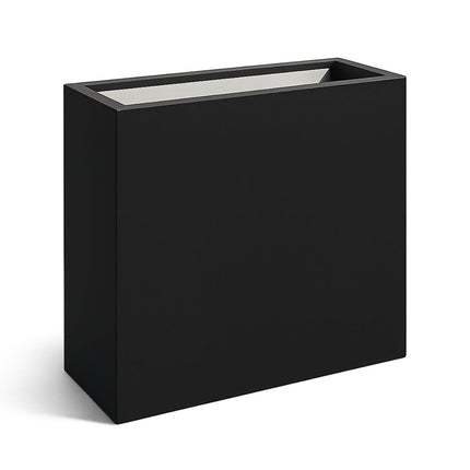 GARDRA Polyester plantenbak 110x40x110 cm - Gitzwart (RAL 9005) - Doika - Plantenbak - GARDRA -  - DOIKA-BP-16-RAL-9005