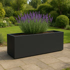 GARDRA Polyester plantenbak 120x30x50 cm - Gitzwart (RAL 9005) - Doika - Plantenbak - GARDRA -  - DOIKA-BP-34-RAL-9005