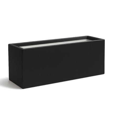 GARDRA Polyester plantenbak 120x30x50 cm - Gitzwart (RAL 9005) - Doika - Plantenbak - GARDRA -  - DOIKA-BP-34-RAL-9005