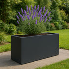 GARDRA Polyester plantenbak 120x30x60 cm - Gitzwart (RAL 9005) - Doika - Plantenbak - GARDRA -  - DOIKA-BP-19-RAL-9005