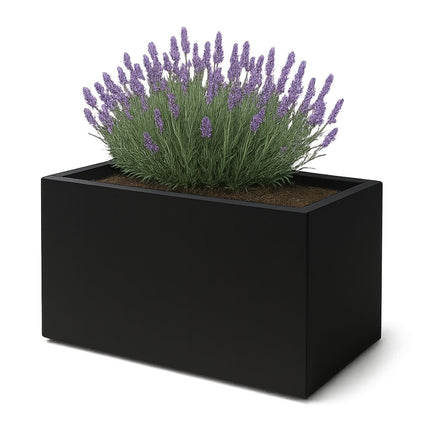 GARDRA Polyester plantenbak 125x65x70 cm - Gitzwart (RAL 9005) - Doika - Plantenbak - GARDRA -  - DOIKA-BP-39-RAL-9005