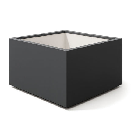 GARDRA Polyester plantenbak 140x140x60 cm - Zwartgrijs (RAL 7021) - Doika - Plantenbak - GARDRA -  - DOIKA-AP-13-RAL-7021