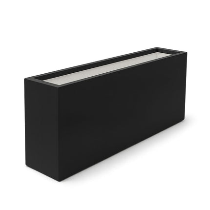 GARDRA Polyester plantenbak 150x25x80 cm - Gitzwart (RAL 9005) - Doika - Plantenbak - GARDRA -  - DOIKA-BP-5.1-RAL-9005