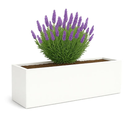 GARDRA Polyester plantenbak 150x40x40 cm - Zuiver Wit (RAL 9010) - Doika - Plantenbak - GARDRA -  - DOIKA-BP-44-RAL-9010