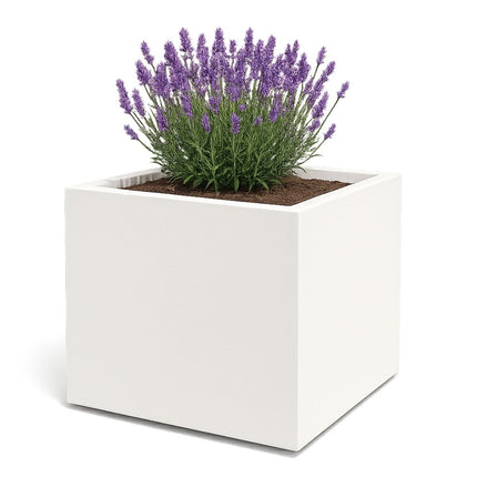 GARDRA Polyester plantenbak 160x160x160 cm - Zuiver Wit (RAL 9010) - Doika - Plantenbak - GARDRA -  - DOIKA-AP-17-RAL-9010