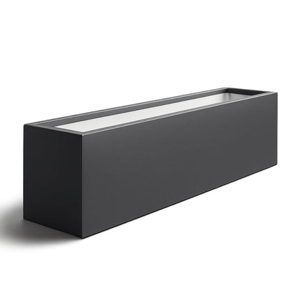GARDRA Polyester plantenbak 170x40x40 cm - Zwartgrijs (RAL 7021) - Doika - Plantenbak - GARDRA -  - DOIKA-BP-32-RAL-7021
