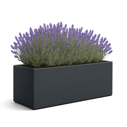 GARDRA Polyester plantenbak 180x60x70 cm - Zwartgrijs (RAL 7021) - Doika - Plantenbak - GARDRA -  - DOIKA-BP-27-RAL-7021