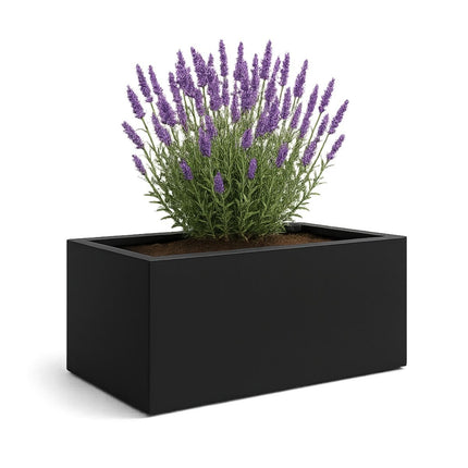 GARDRA Polyester plantenbak 185x120x60 cm - Gitzwart (RAL 9005) - Doika - Plantenbak - GARDRA -  - DOIKA-BP-25-RAL-9005