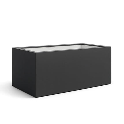 GARDRA Polyester plantenbak 185x120x60 cm - Zwartgrijs (RAL 7021) - Doika - Plantenbak - GARDRA -  - DOIKA-BP-25-RAL-7021