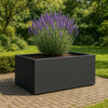 GARDRA Polyester plantenbak 185x120x60 cm - Zwartgrijs (RAL 7021) - Doika - Plantenbak - GARDRA -  - DOIKA-BP-25-RAL-7021