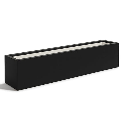 GARDRA Polyester plantenbak 200x40x33 cm - Gitzwart (RAL 9005) - Doika - Plantenbak - GARDRA -  - DOIKA-BP-31.1-RAL-9005