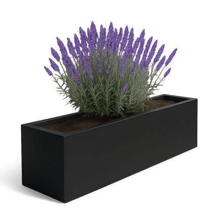 GARDRA Polyester plantenbak 200x40x40 cm - Gitzwart (RAL 9005) - Doika - Plantenbak - GARDRA -  - DOIKA-BP-31-RAL-9005
