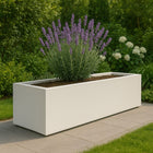 GARDRA Polyester plantenbak 200x50x40 cm - Zuiver Wit (RAL 9010) - Doika - Plantenbak - GARDRA -  - DOIKA-BP-3.1-RAL-9010