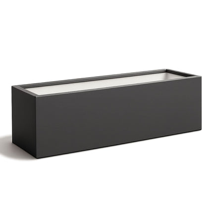 GARDRA Polyester plantenbak 200x60x60 cm - Zwartgrijs (RAL 7021) - Doika - Plantenbak - GARDRA -  - DOIKA-BP-38-RAL-7021