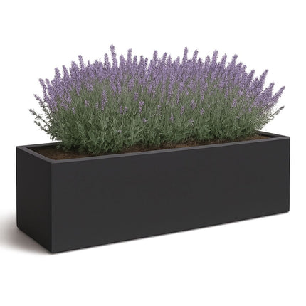 GARDRA Polyester plantenbak 200x60x60 cm - Zwartgrijs (RAL 7021) - Doika - Plantenbak - GARDRA -  - DOIKA-BP-38-RAL-7021