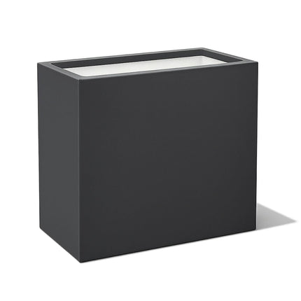 GARDRA Polyester plantenbak 70x30x67 cm - Zwartgrijs (RAL 7021) - Doika - Plantenbak - GARDRA -  - DOIKA-BP-29-RAL-7021
