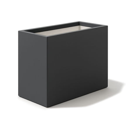 GARDRA Polyester plantenbak 80x40x80 cm - Zwartgrijs (RAL 7021) - Doika - Plantenbak - GARDRA -  - DOIKA-BP-45-RAL-7021