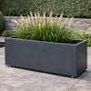 GARDRA Polyester plantenbak met wielen 120x50x60 cm - Zwartgrijs (RAL 7021) - Doika - Plantenbak - GARDRA -  - 