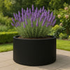 GARDRA Polyester plantenbak Ø 120x60 cm - Gitzwart (RAL 9005) - Doika - Plantenbak - GARDRA -  - DOIKA-FP-2 9005