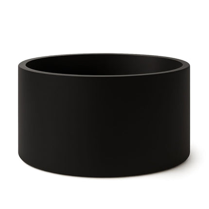 GARDRA Polyester plantenbak Ø 120x60 cm - Gitzwart (RAL 9005) - Doika - Plantenbak - GARDRA -  - DOIKA-FP-2 9005