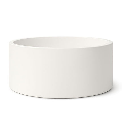 GARDRA Polyester plantenbak Ø 150x60 cm - Zuiver Wit (RAL 9010) - Doika - Plantenbak - GARDRA -  - DOIKA-FP-1-RAL-9010