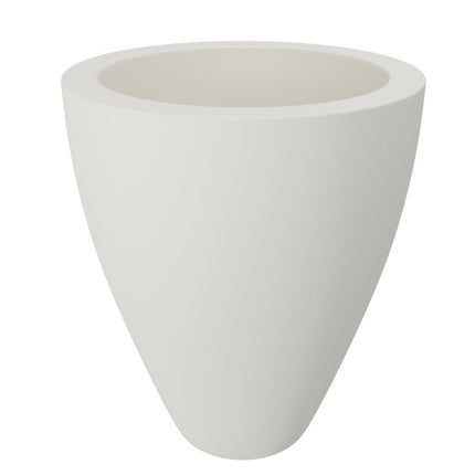 GARDRA Polyester plantenbak Ø 80x100 cm - Zuiver Wit (RAL 9010) - Doika - Plantenbak - GARDRA -  - DOIKA-DP-4 9010
