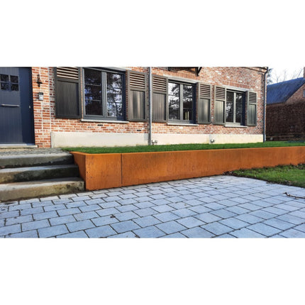 Geroba Keerwand Fronta Cortenstaal binnenhoek 50x15x50 cm - Doika - Keerwand - Geroba -  - RETACCA3