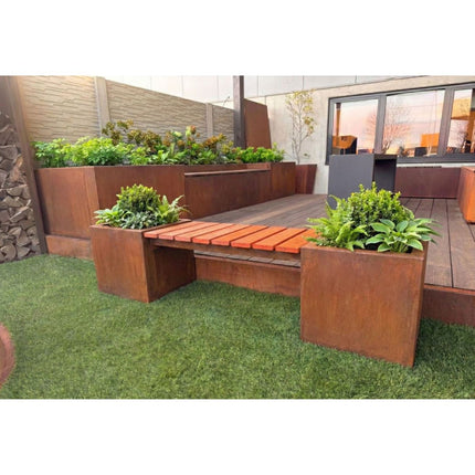Geroba Tussa Hardhout Verbindingsbank 80×40 cm - Doika - Verbindingsbank - Geroba -  - TUSSA800400L