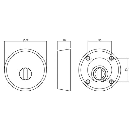 Intersteel Veiligheidsrozet SKG*** voor oplegsloten met kerntrekbeveiliging messing PVD - Doika - Veiligheidsrozetten - Intersteel - 8714186507728 - 50,375,599