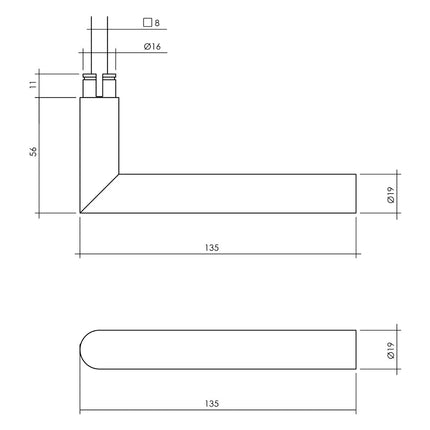 Intersteel Voordeurset veiligheidsbeslag SKG*** rond rvs zwart - Doika - Voordeurbeslag set - Intersteel - 8714186561942 - 23,405,731