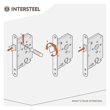 Intersteel Woningbouw cilinder dag - en nachtslot zwart 55 mm - Doika - Woningbouwsloten - Intersteel - 8714186463093 - 94,954,729