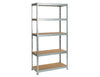 Practo Metalen opbergrek 180x90x45 cm – 5 legborden – Galva - Doika - Opbergrekken - Practo Home -  - M849