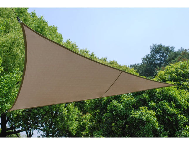 Practo Schaduwzeil polyester 360x360x360 cm - taupe - Doika - Schaduwzeil - Practo Garden -  - SZ001T