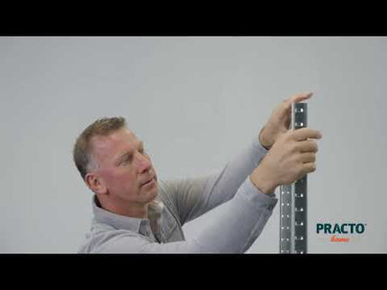 Montage Heavy Duty grijs metalen rek