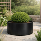 Ronde aluminium plantenbak - Gitzwart (RAL 9005) - Doika - Plantenbak - Geroba -  - Rondus1